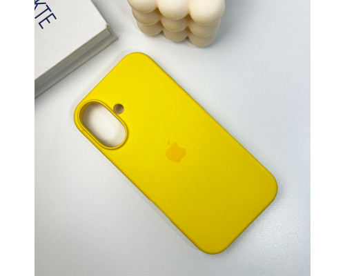 Чохол для смартфона Silicone Full Case AA Open Cam for Apple iPhone 16 56,Sunny Yellow