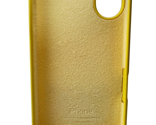 Чохол для смартфона Silicone Full Case AA Open Cam for Apple iPhone 16 56,Sunny Yellow