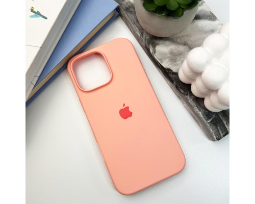 Чохол для смартфона Silicone Full Case AA Open Cam for Apple iPhone 16 Pro Max 37,Grapefruit