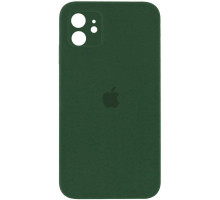 Чохол для смартфона Silicone Full Case AA Camera Protect for Apple iPhone 12 40,Atrovirens