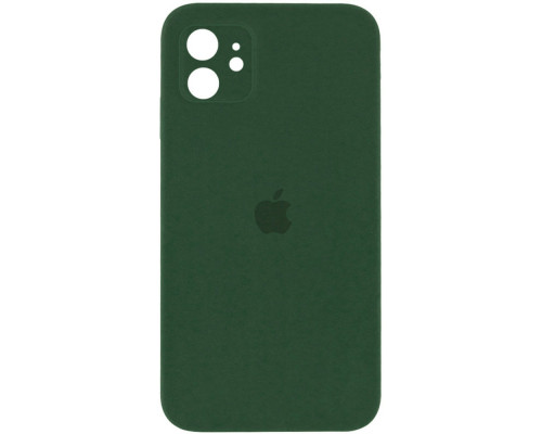 Чохол для смартфона Silicone Full Case AA Camera Protect for Apple iPhone 12 40,Atrovirens