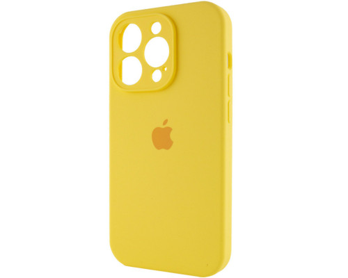 Чохол для смартфона Silicone Full Case AA Camera Protect for Apple iPhone 15 Pro 56,Sunny Yellow