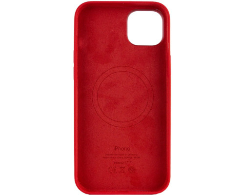 Чохол для смартфона Silicone Full Case AAA MagSafe IC for iPhone 14 Red