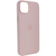 Чохол для смартфона Silicone Full Case AAA MagSafe IC for iPhone 14 Pro Max Chalk Pink