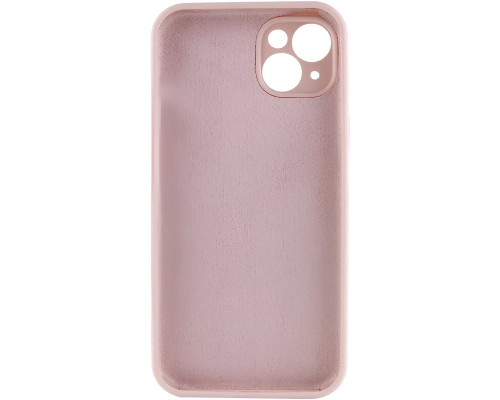 Чохол для смартфона Silicone Full Case AA Camera Protect for Apple iPhone 14 15,Pink Sand