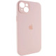 Чохол для смартфона Silicone Full Case AA Camera Protect for Apple iPhone 14 15,Pink Sand