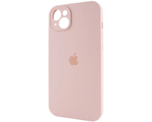 Чохол для смартфона Silicone Full Case AA Camera Protect for Apple iPhone 14 15,Pink Sand