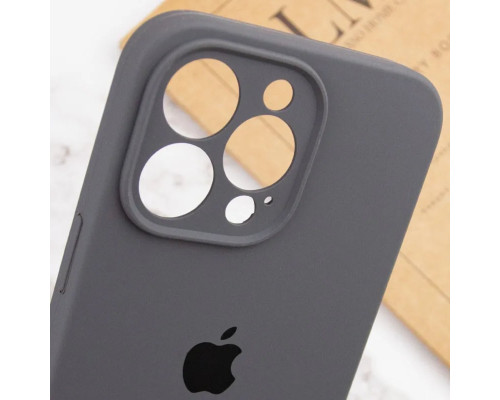 Чохол для смартфона Silicone Full Case AA Camera Protect for Apple iPhone 15 Pro 12,Dark Grey
