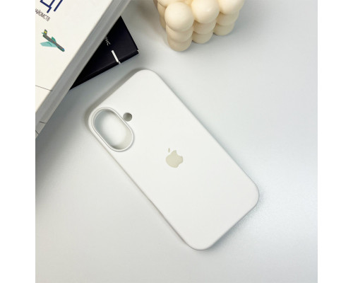 Чохол для смартфона Silicone Full Case AA Open Cam for Apple iPhone 16 8,White