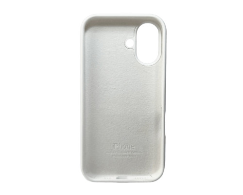 Чохол для смартфона Silicone Full Case AA Open Cam for Apple iPhone 16 8,White