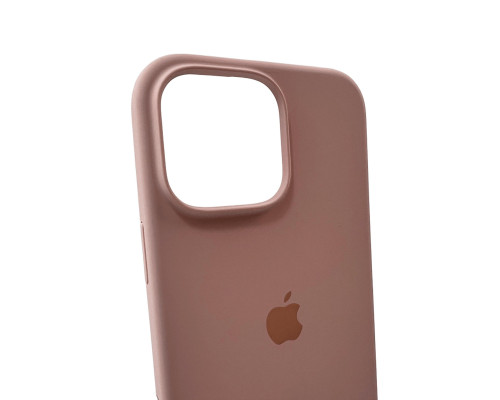 Чохол для смартфона Silicone Full Case AA Open Cam for Apple iPhone 16 Pro 15,Pink Sand