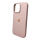 Чохол для смартфона Silicone Full Case AA Open Cam for Apple iPhone 16 Pro 15,Pink Sand