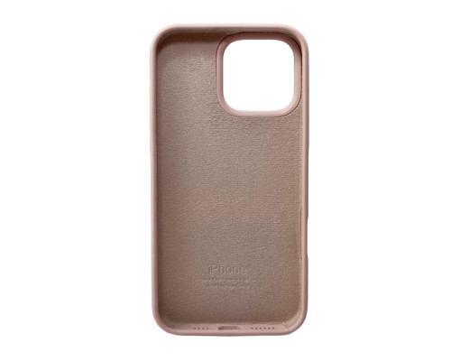 Чохол для смартфона Silicone Full Case AA Open Cam for Apple iPhone 16 Pro 15,Pink Sand