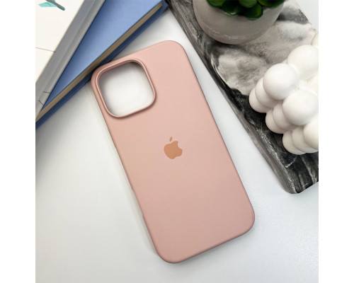 Чохол для смартфона Silicone Full Case AA Open Cam for Apple iPhone 16 Pro 15,Pink Sand