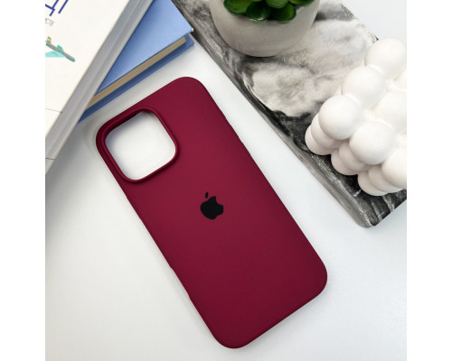 Чохол для смартфона Silicone Full Case AA Open Cam for Apple iPhone 16 Pro 47,Plum