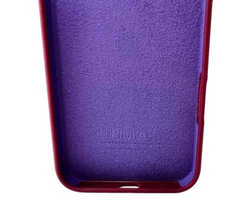 Чохол для смартфона Silicone Full Case AA Open Cam for Apple iPhone 16 Pro 47,Plum