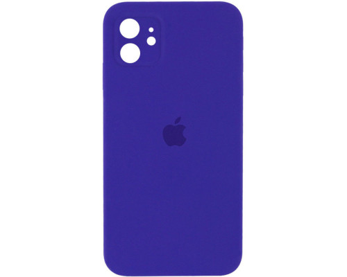 Чохол для смартфона Silicone Full Case AA Camera Protect for Apple iPhone 11 22,Dark Purple