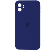 Чохол для смартфона Silicone Full Case AA Camera Protect for Apple iPhone 12 39,Navy Blue