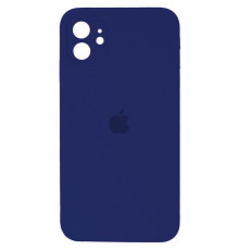 Чохол для смартфона Silicone Full Case AA Camera Protect for Apple iPhone 12 39,Navy Blue