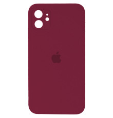 Чохол для смартфона Silicone Full Case AA Camera Protect for Apple iPhone 12 47,Plum