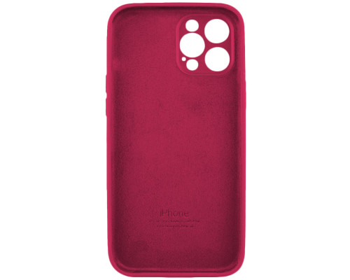 Чохол для смартфона Silicone Full Case AA Camera Protect for Apple iPhone 12 Pro 35,Maroon