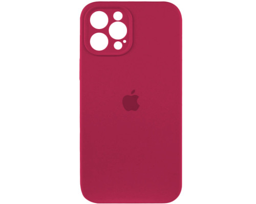 Чохол для смартфона Silicone Full Case AA Camera Protect for Apple iPhone 12 Pro 35,Maroon