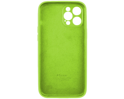 Чохол для смартфона Silicone Full Case AA Camera Protect for Apple iPhone 12 Pro Max 24,Shiny Green