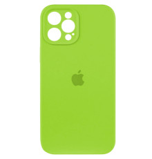 Чохол для смартфона Silicone Full Case AA Camera Protect for Apple iPhone 12 Pro Max 24,Shiny Green