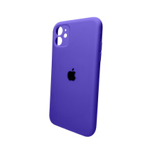 Чохол для смартфона Silicone Full Case AA Camera Protect for Apple iPhone 11 кругл 22,Dark Purple