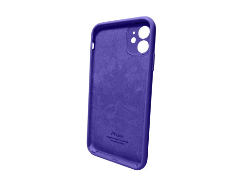 Чохол для смартфона Silicone Full Case AA Camera Protect for Apple iPhone 11 кругл 22,Dark Purple