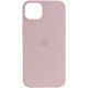 Чохол для смартфона Silicone Full Case AAA MagSafe IC for iPhone 14 Chalk Pink