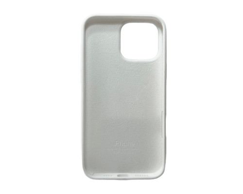 Чохол для смартфона Silicone Full Case AA Open Cam for Apple iPhone 16 Pro Max 8,White