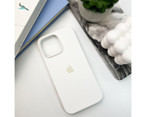 Чохол для смартфона Silicone Full Case AA Open Cam for Apple iPhone 16 Pro Max 8,White