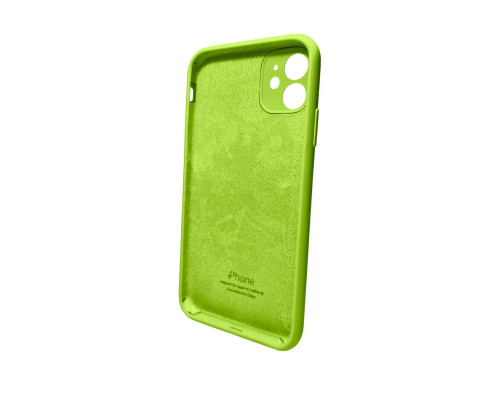 Чохол для смартфона Silicone Full Case AA Camera Protect for Apple iPhone 11 кругл 24,Shiny Green