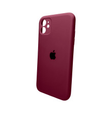 Чохол для смартфона Silicone Full Case AA Camera Protect for Apple iPhone 11 кругл 47,Plum