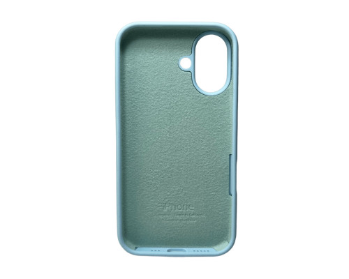 Чохол для смартфона Silicone Full Case AA Open Cam for Apple iPhone 16 27,Mist Blue