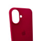 Чохол для смартфона Silicone Full Case AA Open Cam for Apple iPhone 16 35,Maroon