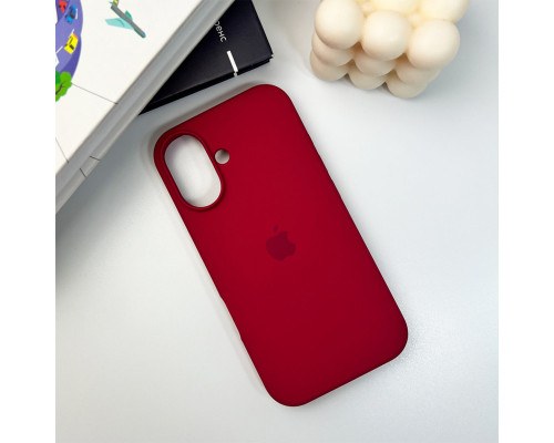 Чохол для смартфона Silicone Full Case AA Open Cam for Apple iPhone 16 35,Maroon