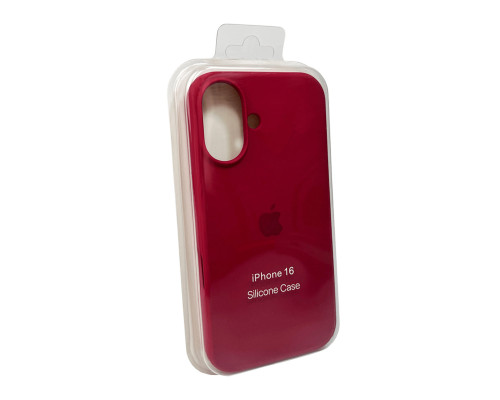 Чохол для смартфона Silicone Full Case AA Open Cam for Apple iPhone 16 35,Maroon