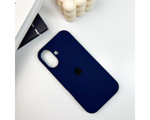 Чохол для смартфона Silicone Full Case AA Open Cam for Apple iPhone 16 39,Navy Blue