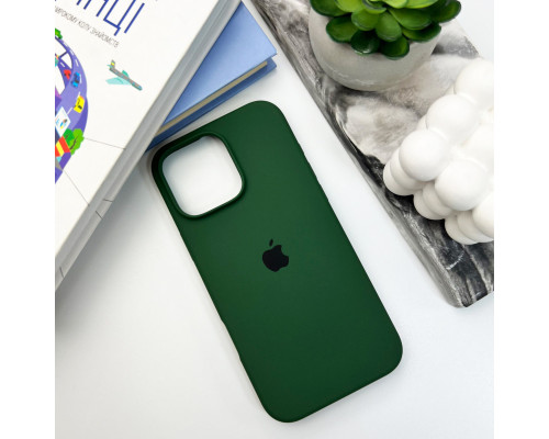 Чохол для смартфона Silicone Full Case AA Open Cam for Apple iPhone 16 Pro 40,Atrovirens