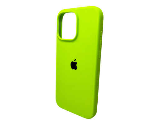 Чохол для смартфона Silicone Full Case AA Open Cam for Apple iPhone 16 Pro Max 24,Shiny Green