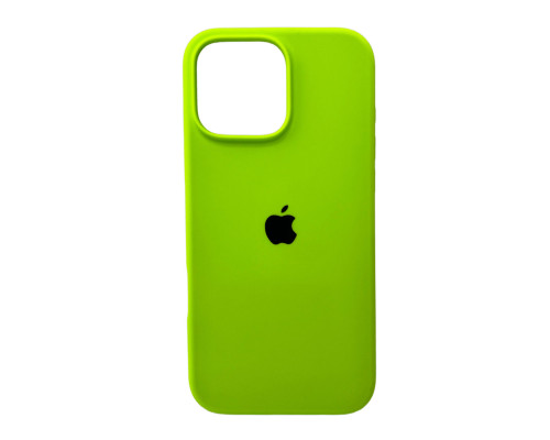 Чохол для смартфона Silicone Full Case AA Open Cam for Apple iPhone 16 Pro Max 24,Shiny Green