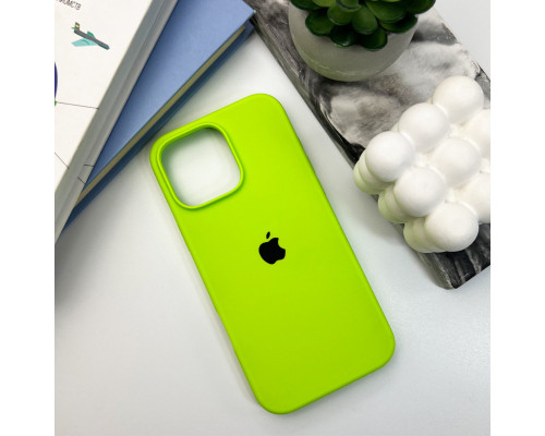 Чохол для смартфона Silicone Full Case AA Open Cam for Apple iPhone 16 Pro Max 24,Shiny Green