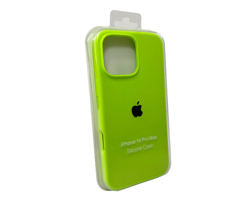 Чохол для смартфона Silicone Full Case AA Open Cam for Apple iPhone 16 Pro Max 24,Shiny Green