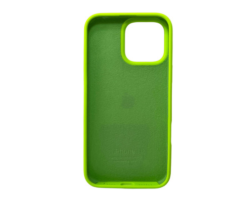 Чохол для смартфона Silicone Full Case AA Open Cam for Apple iPhone 16 Pro Max 24,Shiny Green