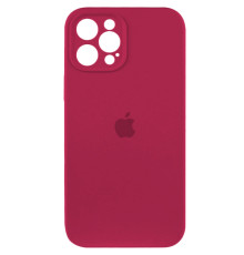 Чохол для смартфона Silicone Full Case AA Camera Protect for Apple iPhone 12 Pro Max 35,Maroon