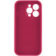 Чохол для смартфона Silicone Full Case AA Camera Protect for Apple iPhone 15 Pro 35,Maroon