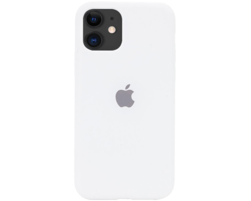 Чохол для смартфона Silicone Full Case AA Open Cam for Apple iPhone 11 кругл 8,White