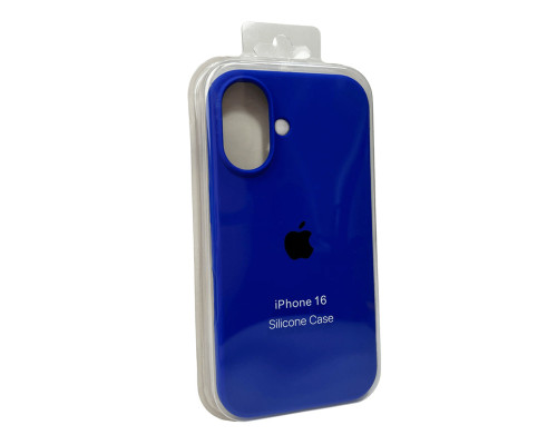 Чохол для смартфона Silicone Full Case AA Open Cam for Apple iPhone 16 45,Shiny Blue